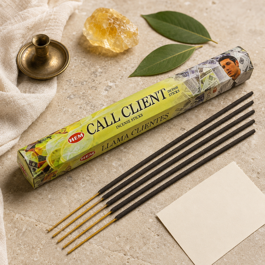 HEM Call Client Incense Sticks 20 Count package
