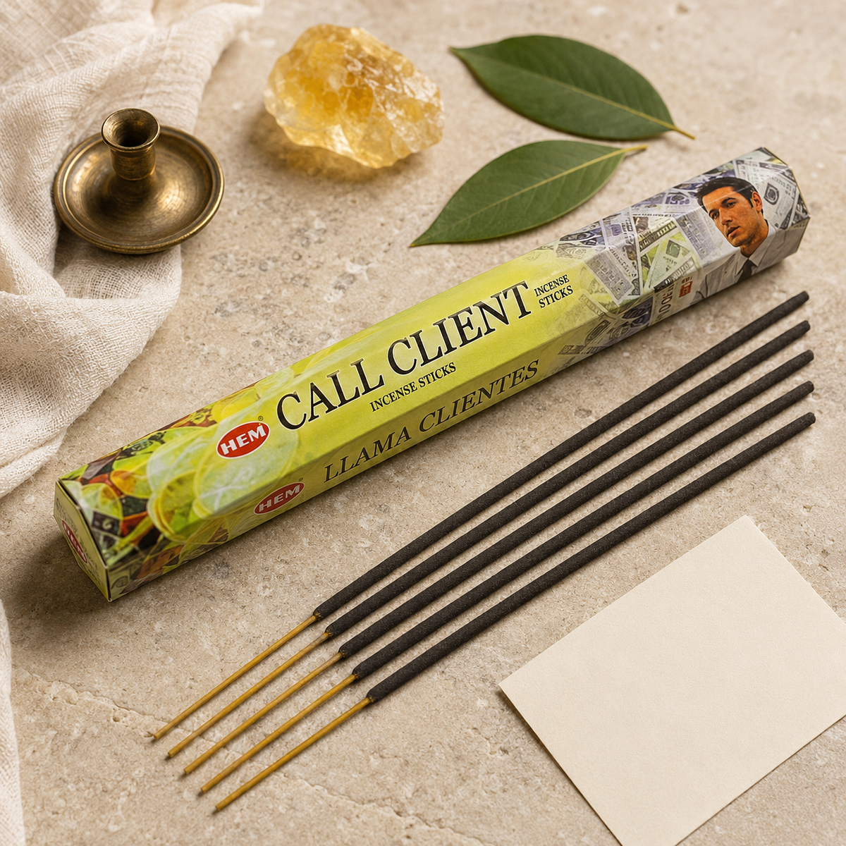 HEM Call Client Incense Sticks 20 Count package