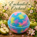 Enchanted Orchard handmade fruity bath bomb by Magnolia Grove Gifts