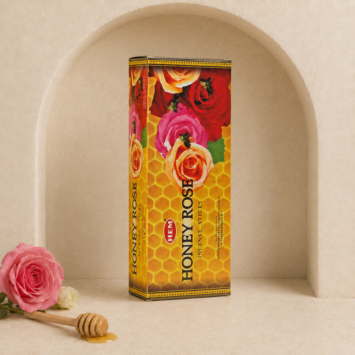 HEM Honey Rose Incense Sticks – 20 Count