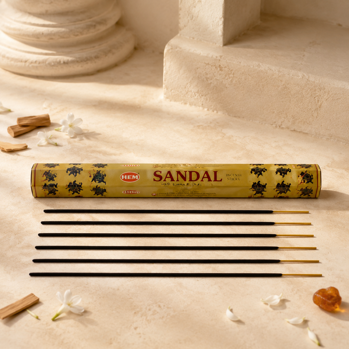 HEM Sandal Incense Sticks – 20 Count