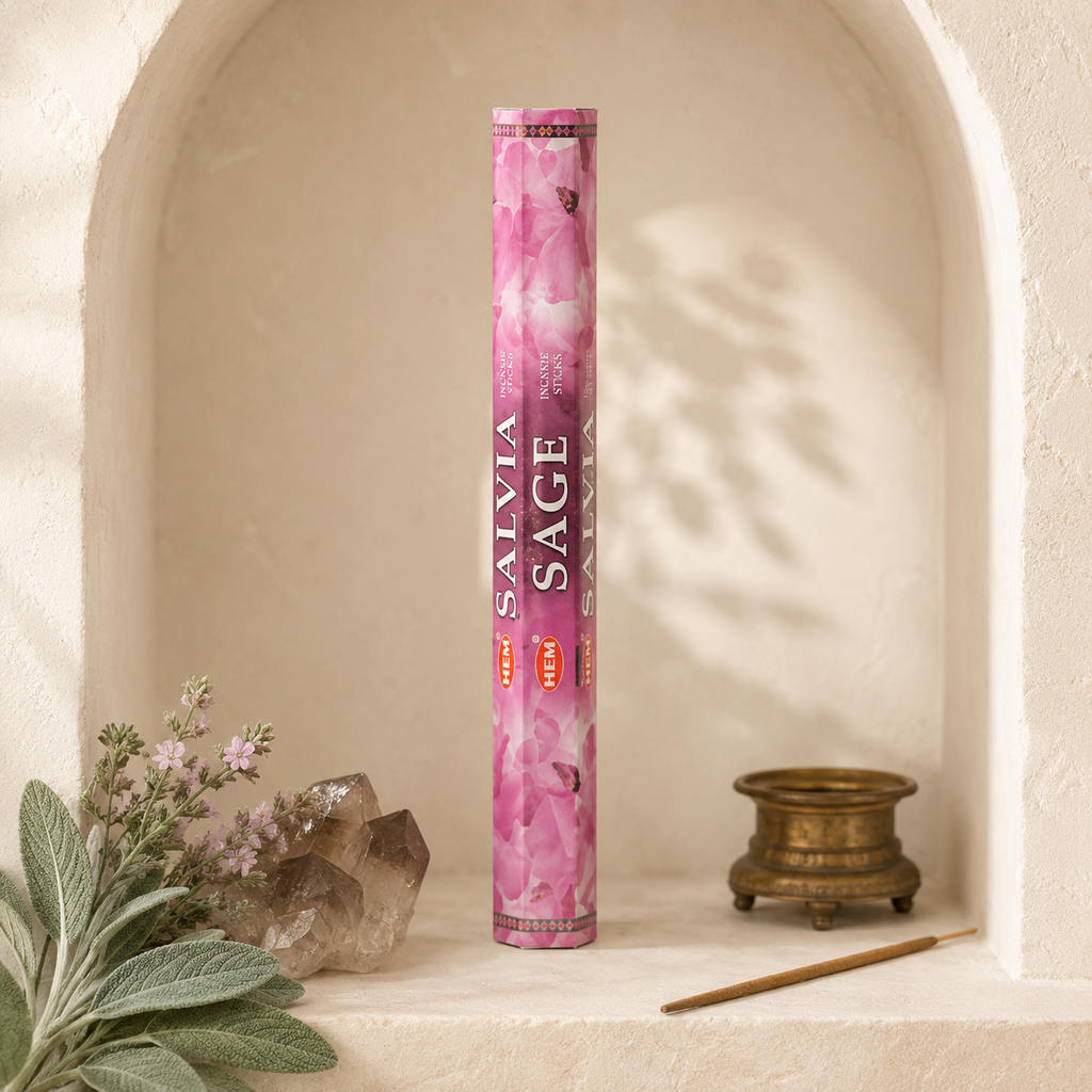 HEM Sage Incense Sticks 20 Count package
