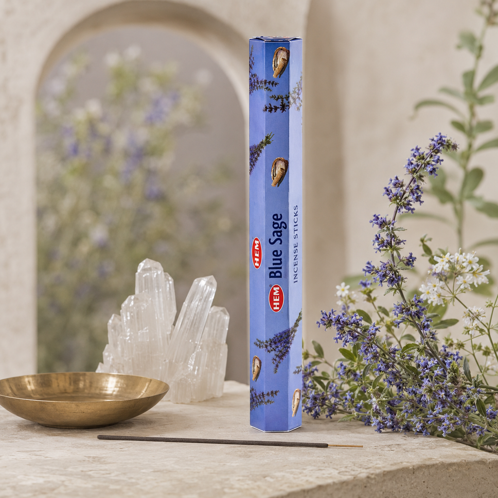 HEM Blue Sage Incense Sticks – 20 Count