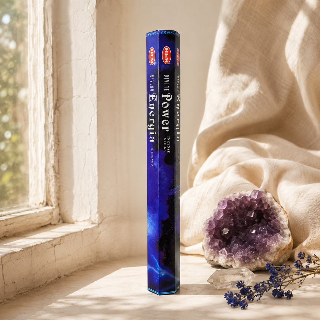 HEM Divine Power Incense Sticks 20 Count package
