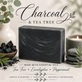 Charcoal & Tea Tree - Glycerin & Goat Milk Soap