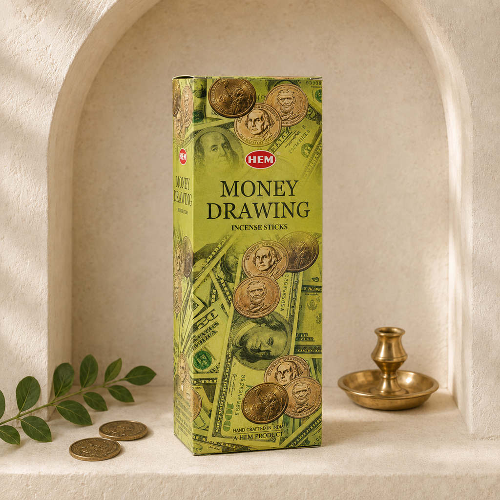 HEM Money Drawing Incense Sticks – 20 Count