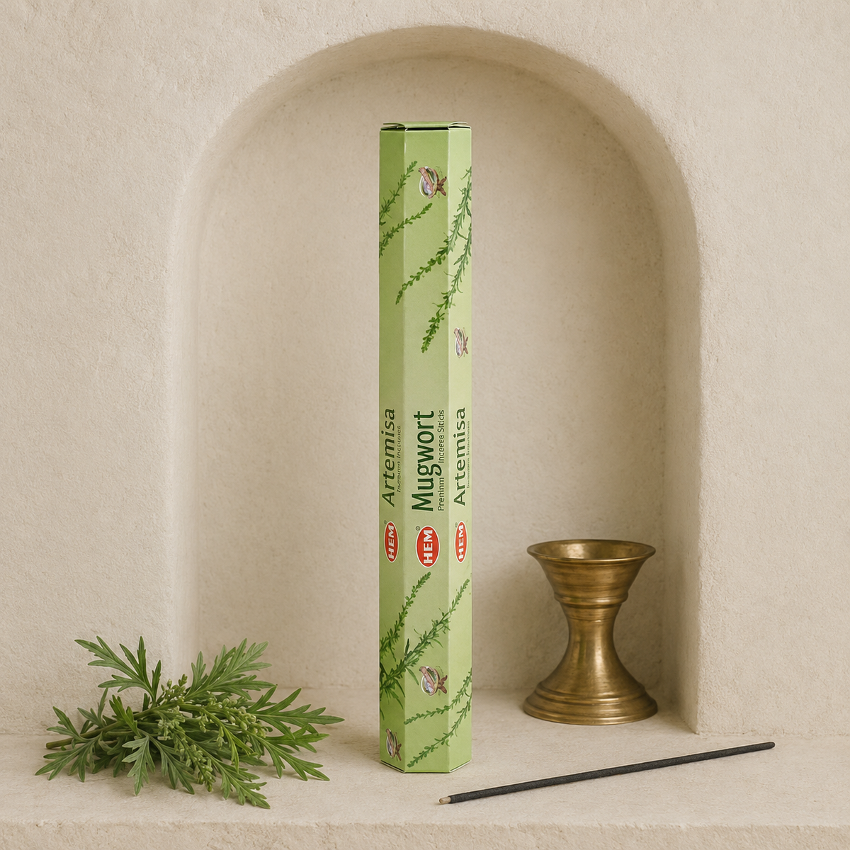 HEM Mugwort Incense Sticks – 20 Count