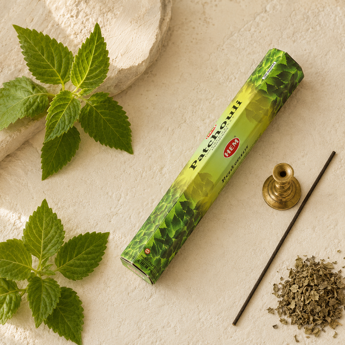HEM Patchouli Incense Sticks 20 Count package
