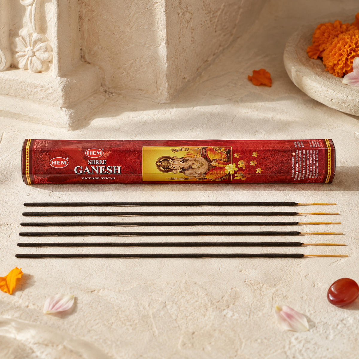 HEM Shree Ganesh Incense Sticks – 20 Count