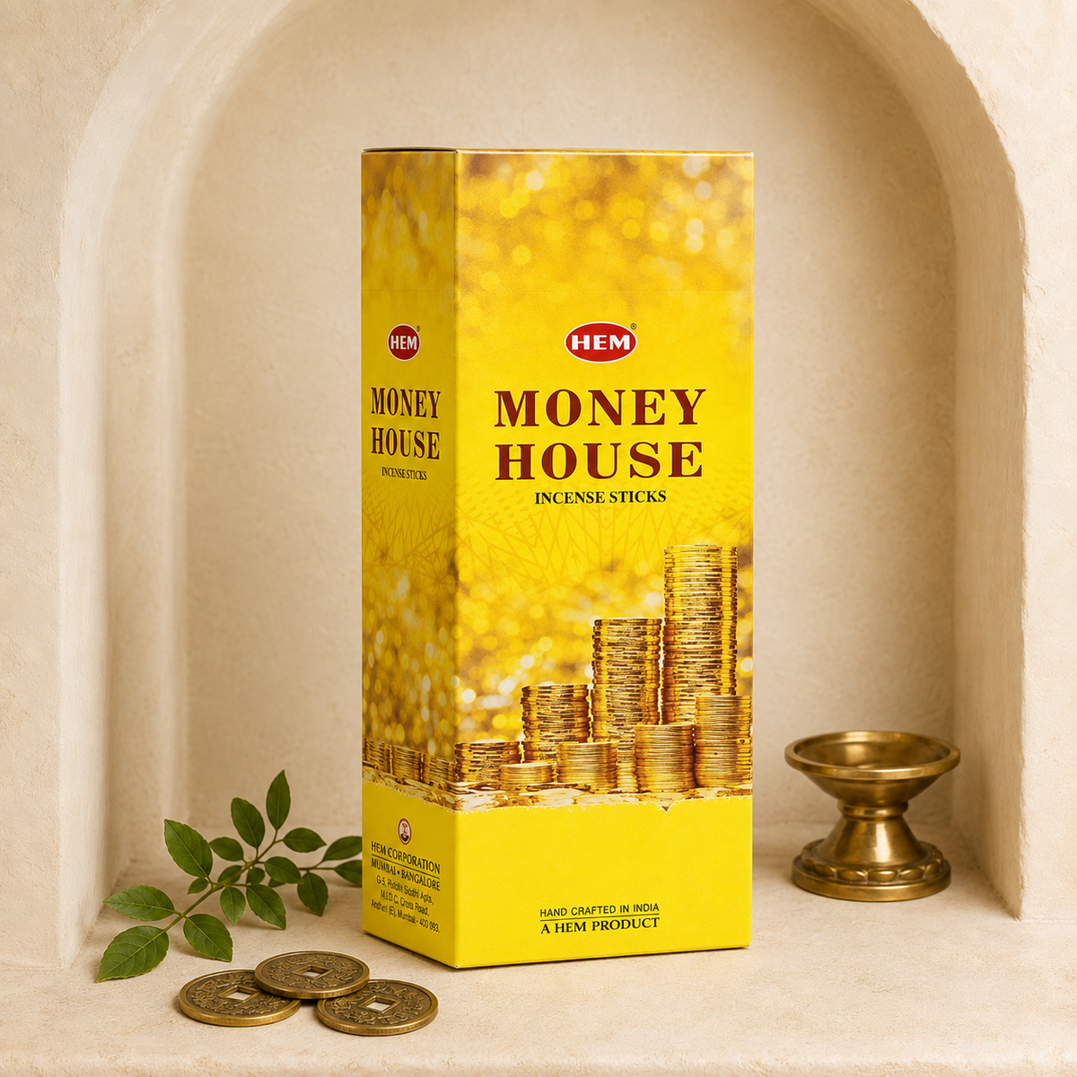 HEM Money House Incense Sticks – 20 Count