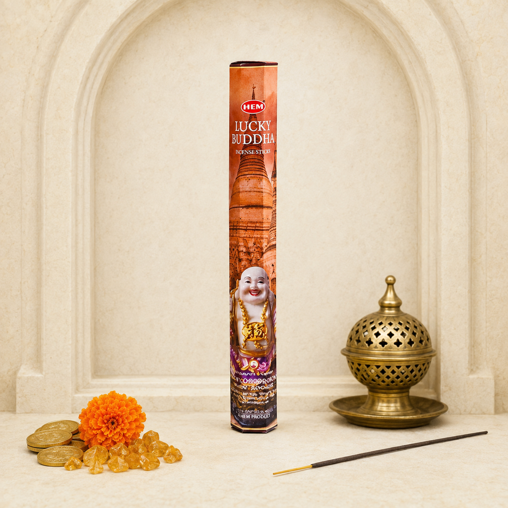 HEM Lucky Buddha Incense Sticks – 20 Count