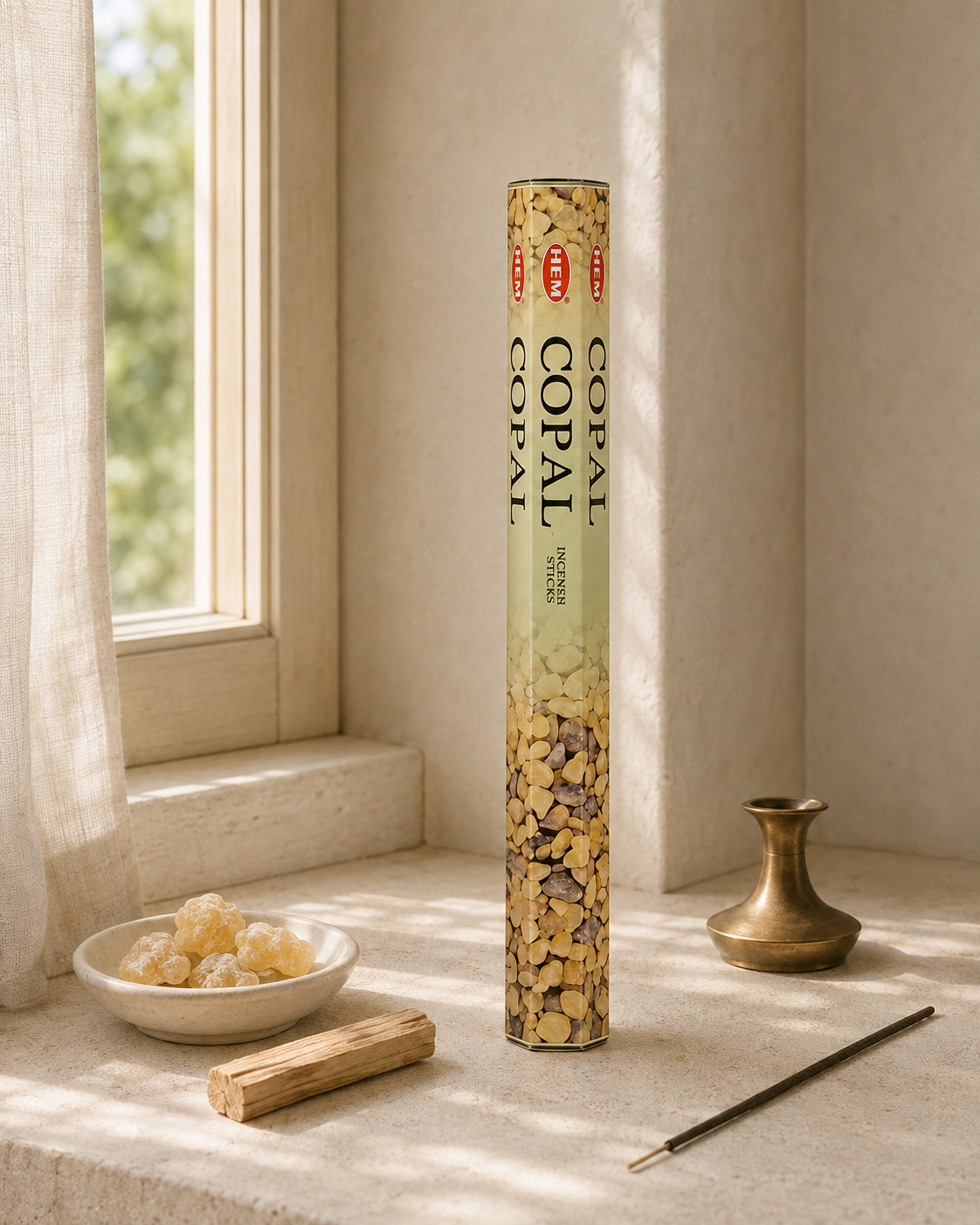 HEM Copal Incense Sticks 20 Count package