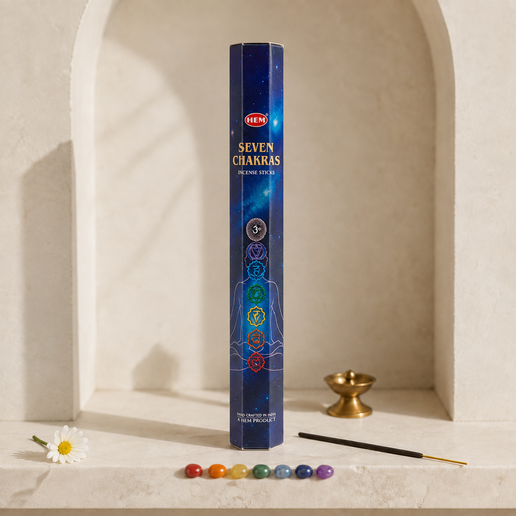 HEM Seven Chakras Incense Sticks – 20 Count