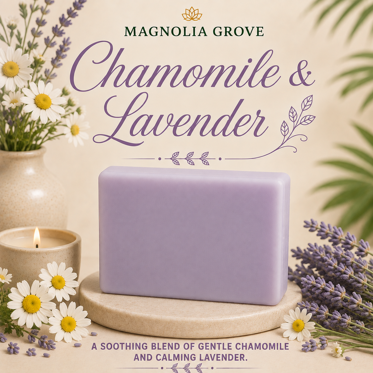 A Little Lavender Luxury Gift Pack — included soap: Chamomile Lavender - Glycerin & Goat Milk Soap