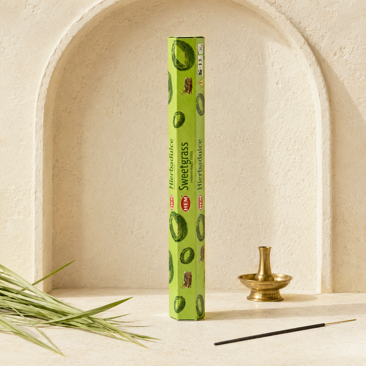 HEM Sweetgrass Incense Sticks – 20 Count