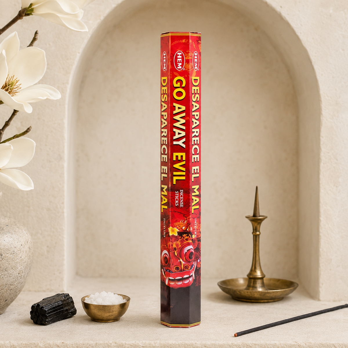 HEM Go Away Evil Incense Sticks – 20 Count