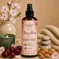 Cherry Almond hydrating body mist from Magnolia Grove Gifts