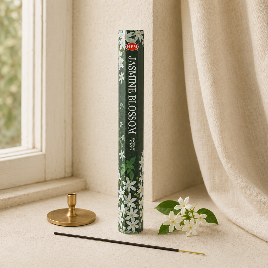 HEM Jasmine Blossom Incense Sticks 20 Count package