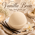 Vanilla Bean handcrafted bath bomb from Magnolia Grove Gifts