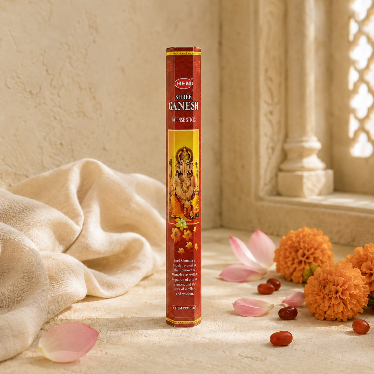 HEM Shree Ganesh Incense Sticks – 20 Count