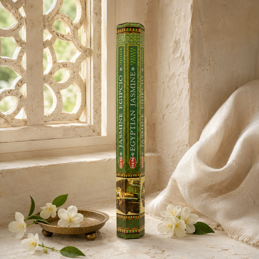 HEM Egyptian Jasmine Incense Sticks 20 Count package