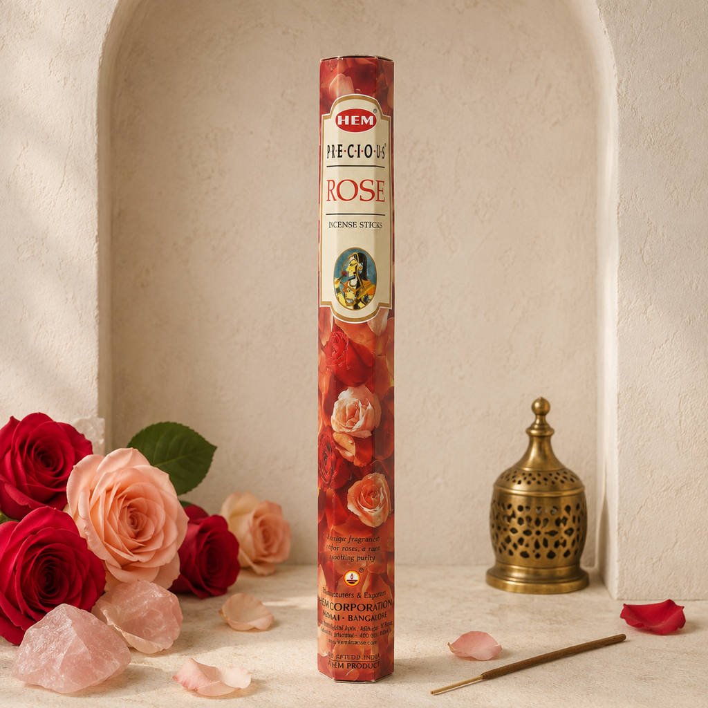 HEM Rose Incense Sticks – 20 Count