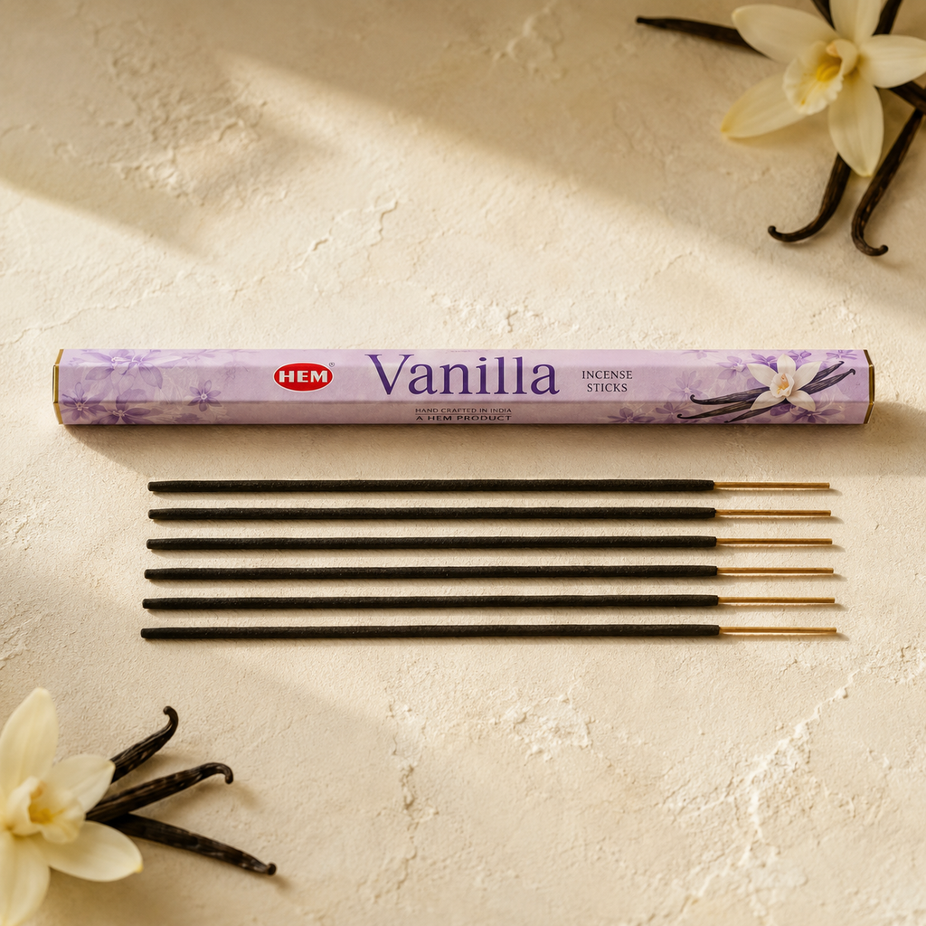 HEM Vanilla Incense Sticks – 20 Count