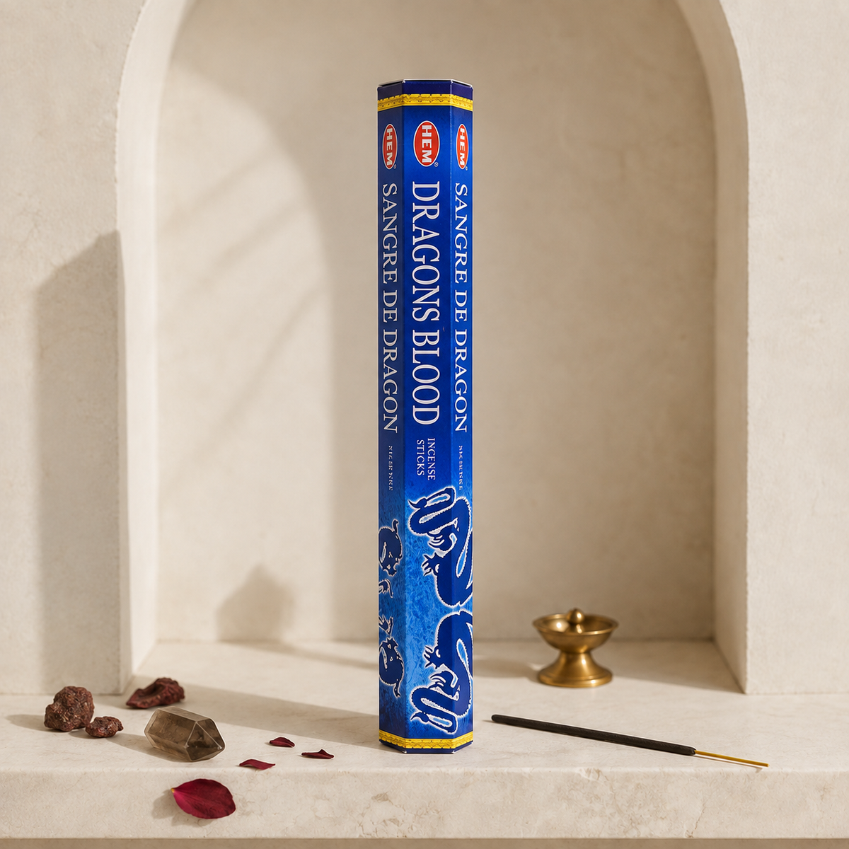 HEM Dragon’s Blood Blue Incense Sticks – 20 Count