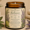 Balance aromatherapy candle from Magnolia Grove Gifts