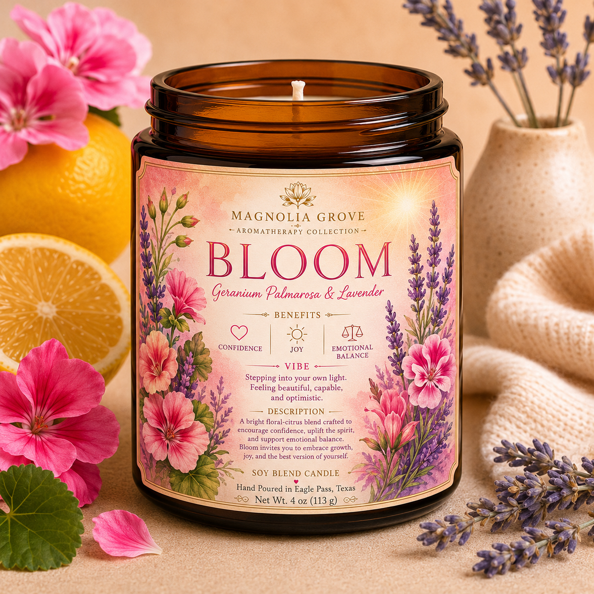 Blooming Beautiful Gift Pack — included candle: Bloom