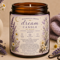 Dream aromatherapy candle from Magnolia Grove Gifts