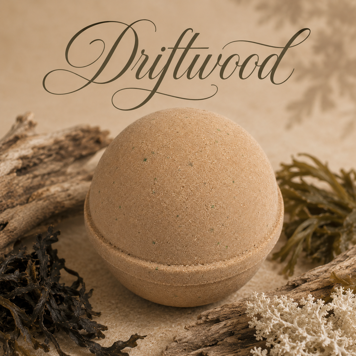 Driftwood handmade coastal bath bomb by Magnolia Grove Gifts