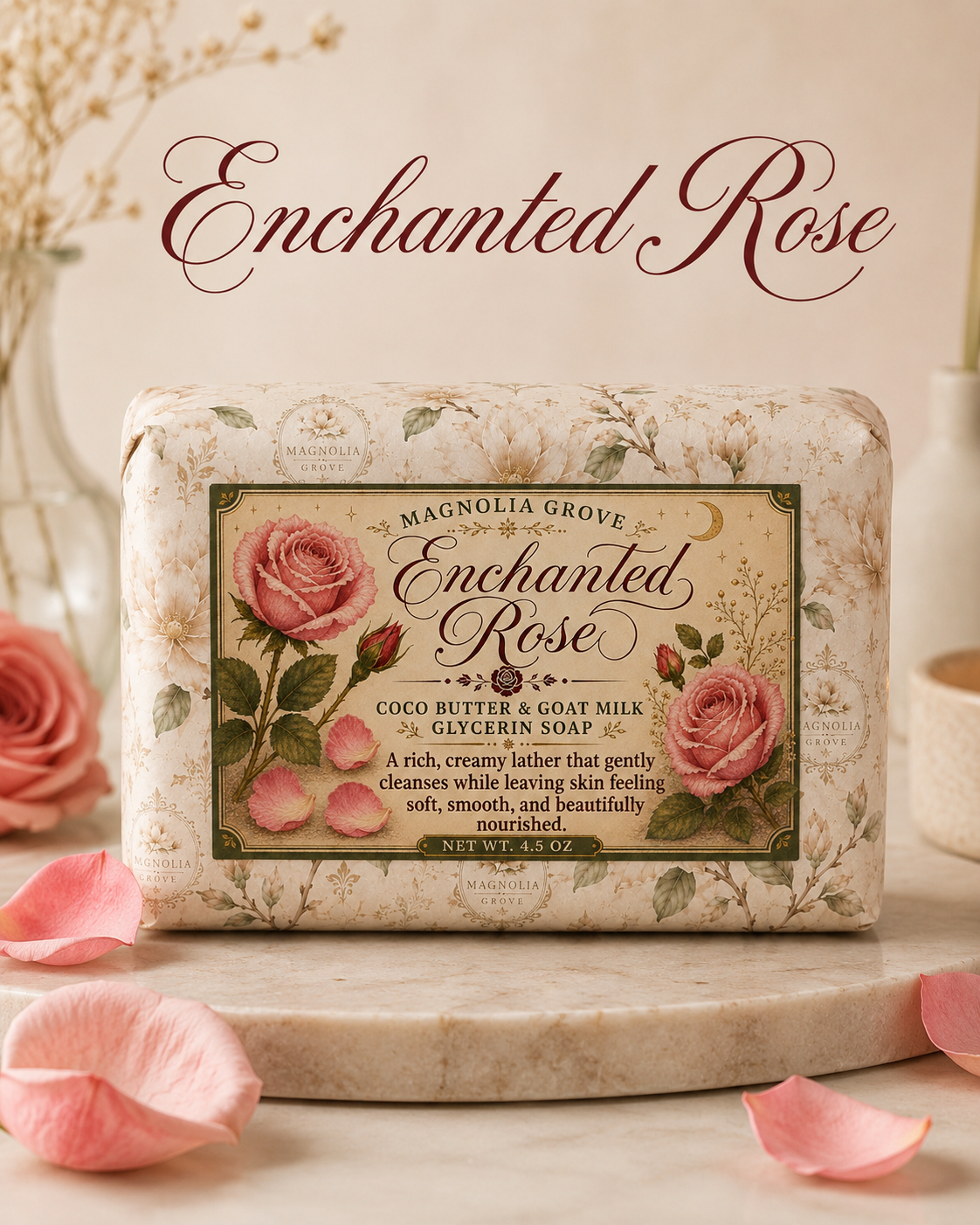 Enchanted Rose - Glycerin & Goat Milk Soap