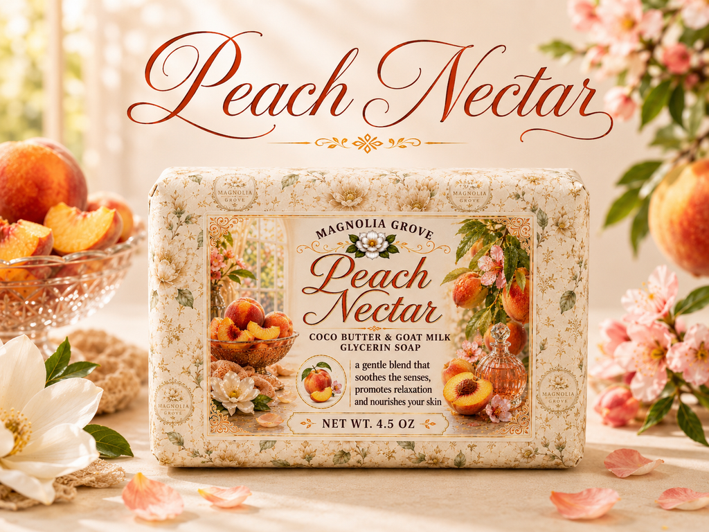 Peach Nectar - Glycerin & Goat Milk Soap