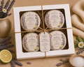 Relax Shower Steamer package with lavender, sweet marjoram and bergamot fragrance