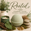 Rooted handcrafted bath bomb from Magnolia Grove Gifts
