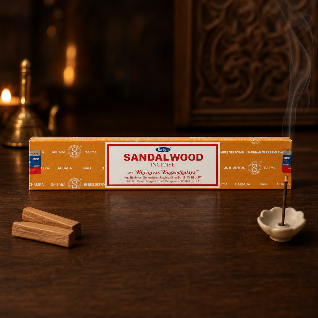 Satya Sandalwood Incense Sticks 16g package