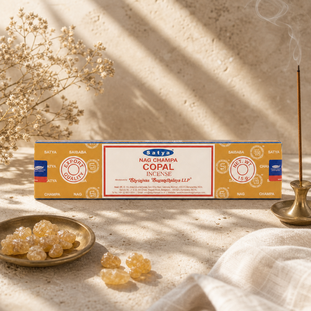 Satya Copal Incense Sticks – 16g