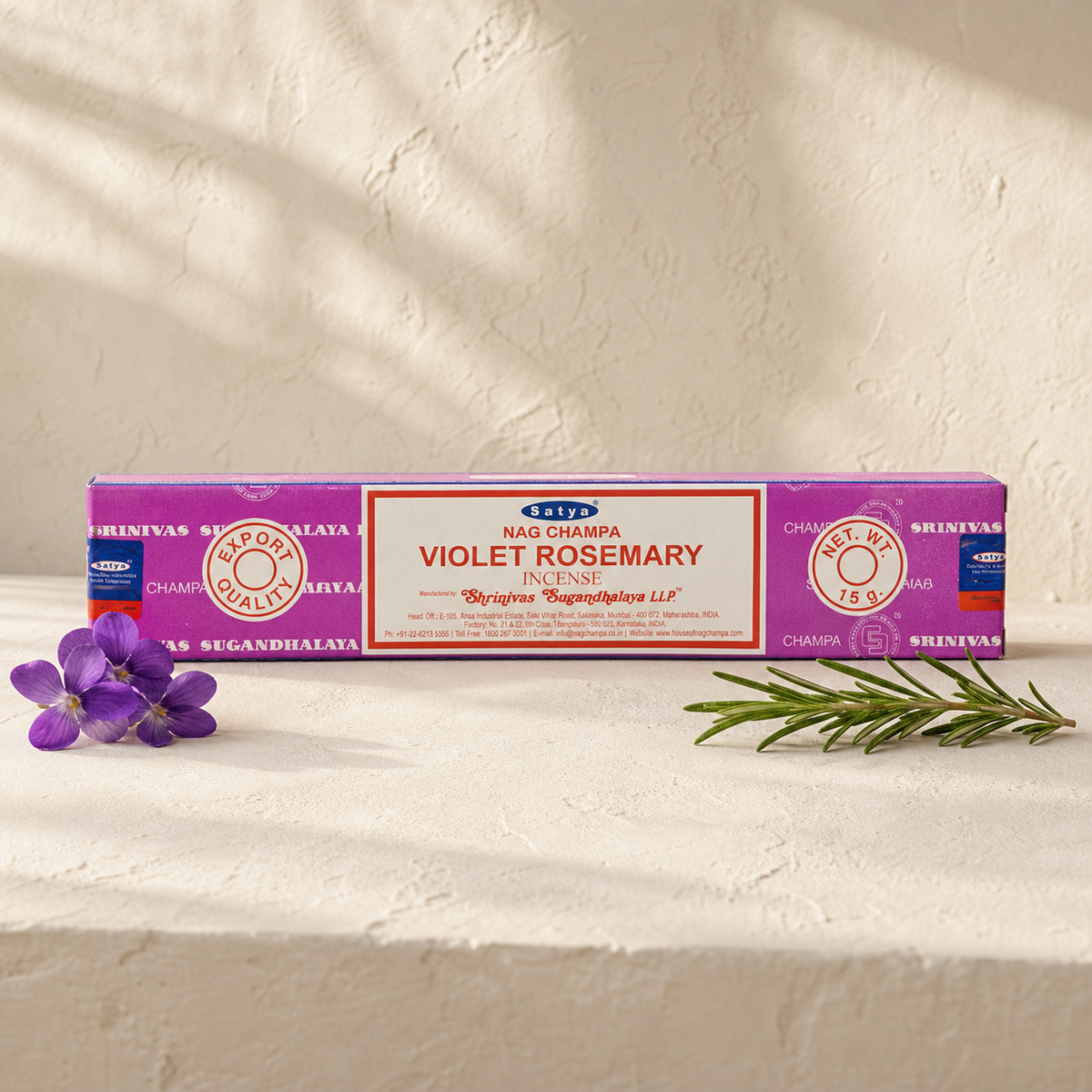 Violet Rosemary Sticks