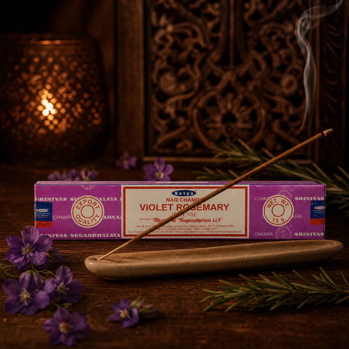 Violet Rosemary Sticks