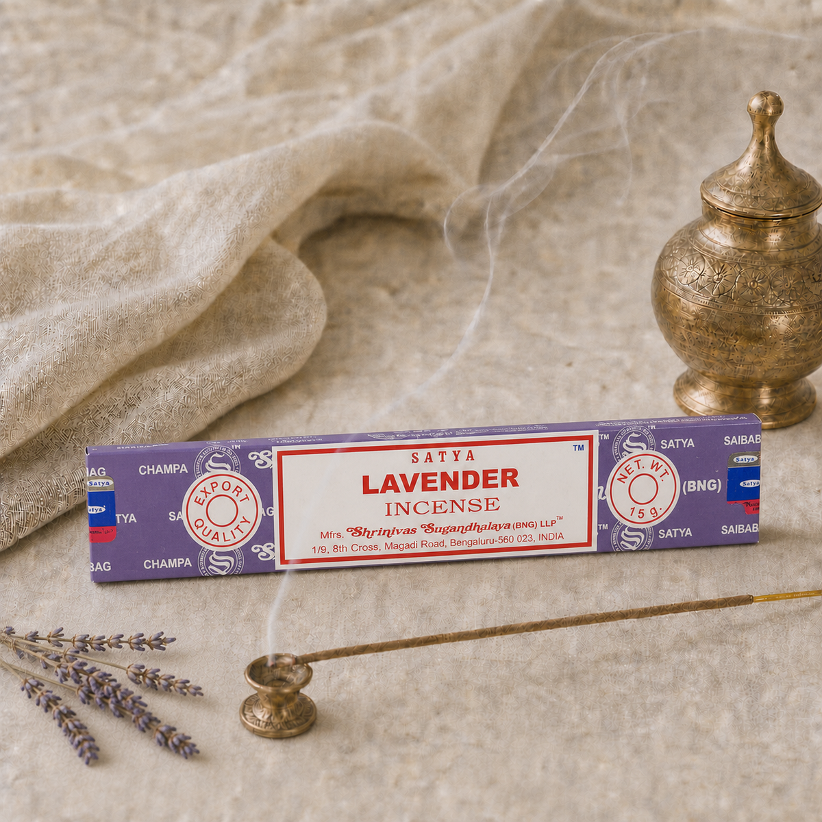 Satya Lavender Incense Sticks – 16g