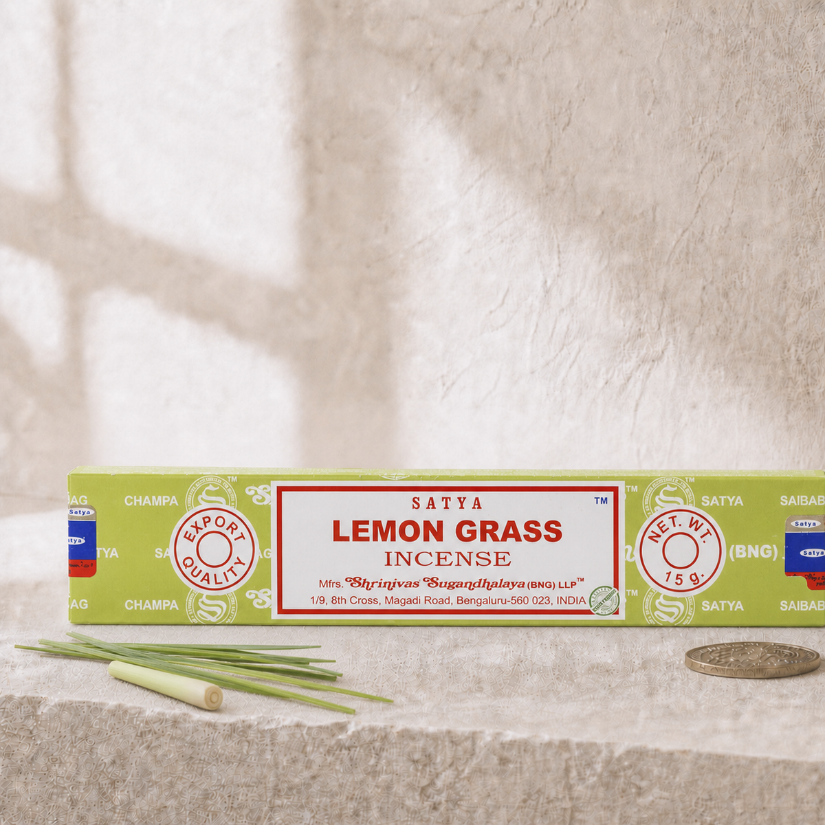 Satya Lemongrass Incense Sticks – 16g