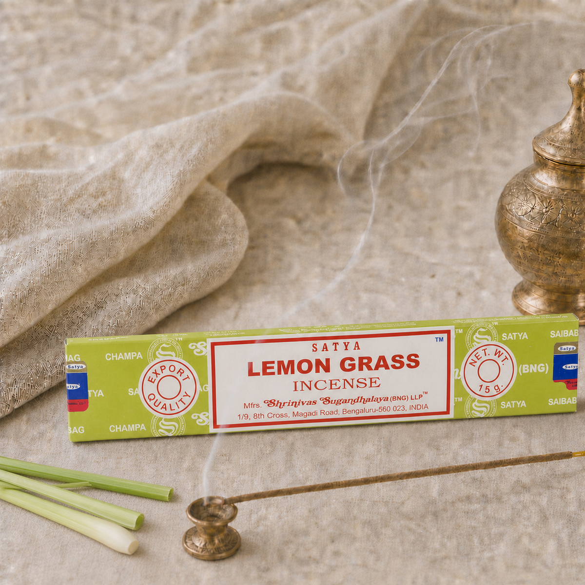 Satya Lemongrass Incense Sticks – 16g