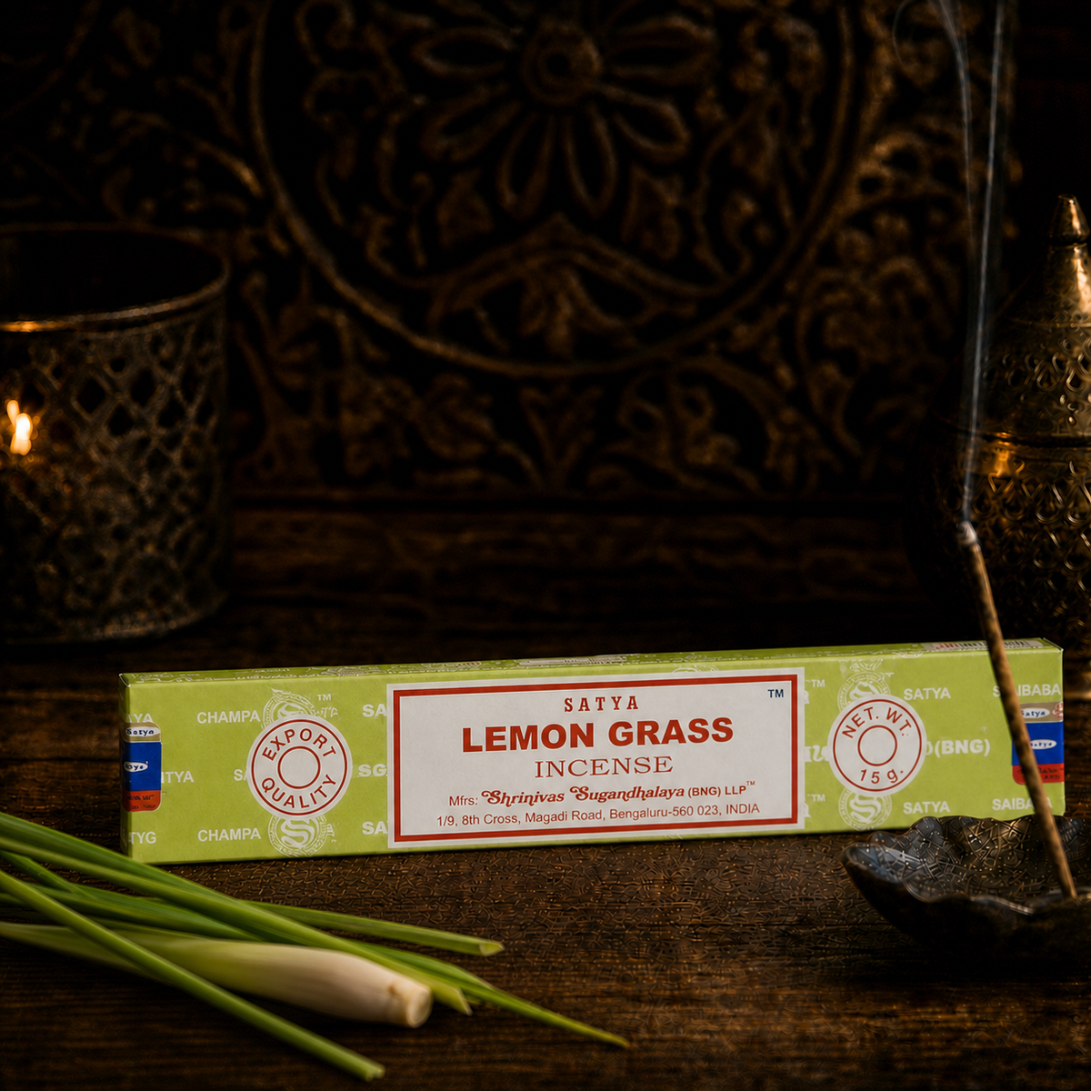 Satya Lemongrass Incense Sticks 16g package