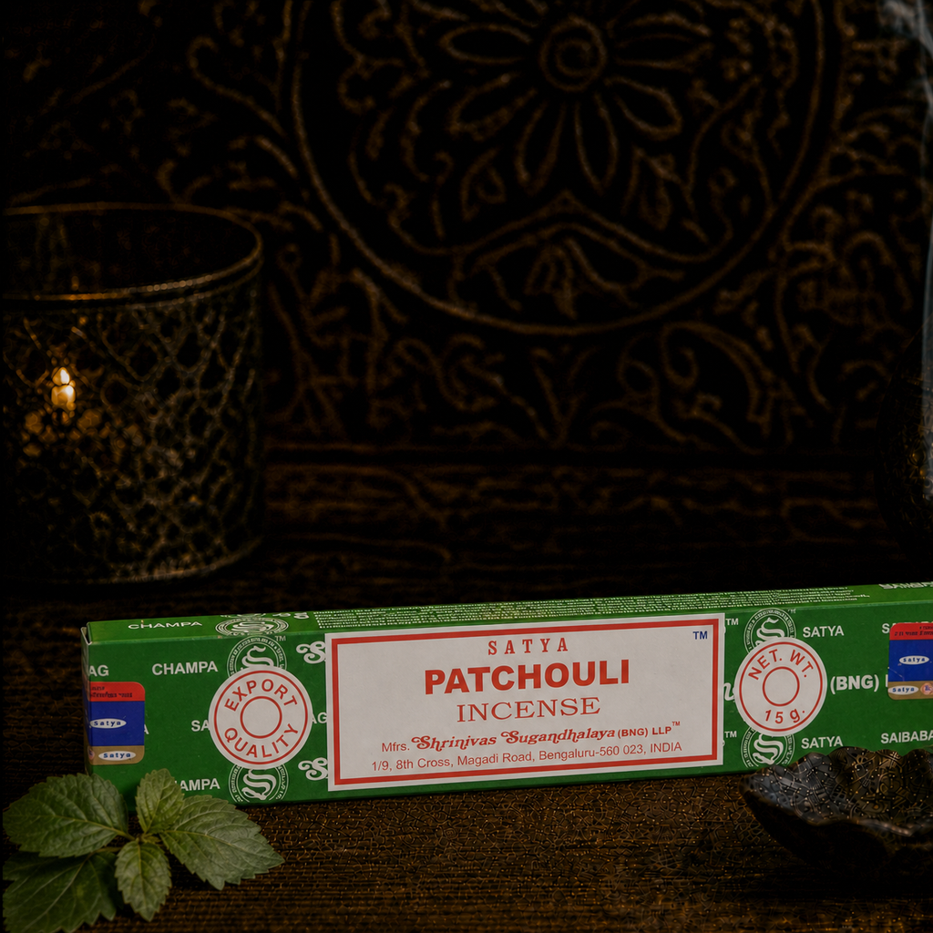 Satya Patchouli Incense Sticks 16g package