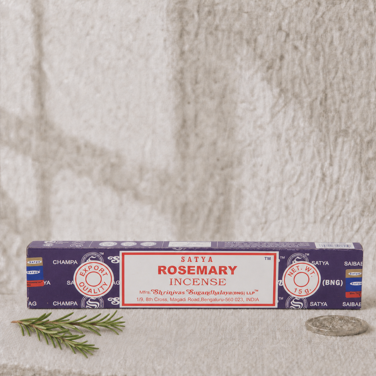 Satya Rosemary Incense Sticks – 16g