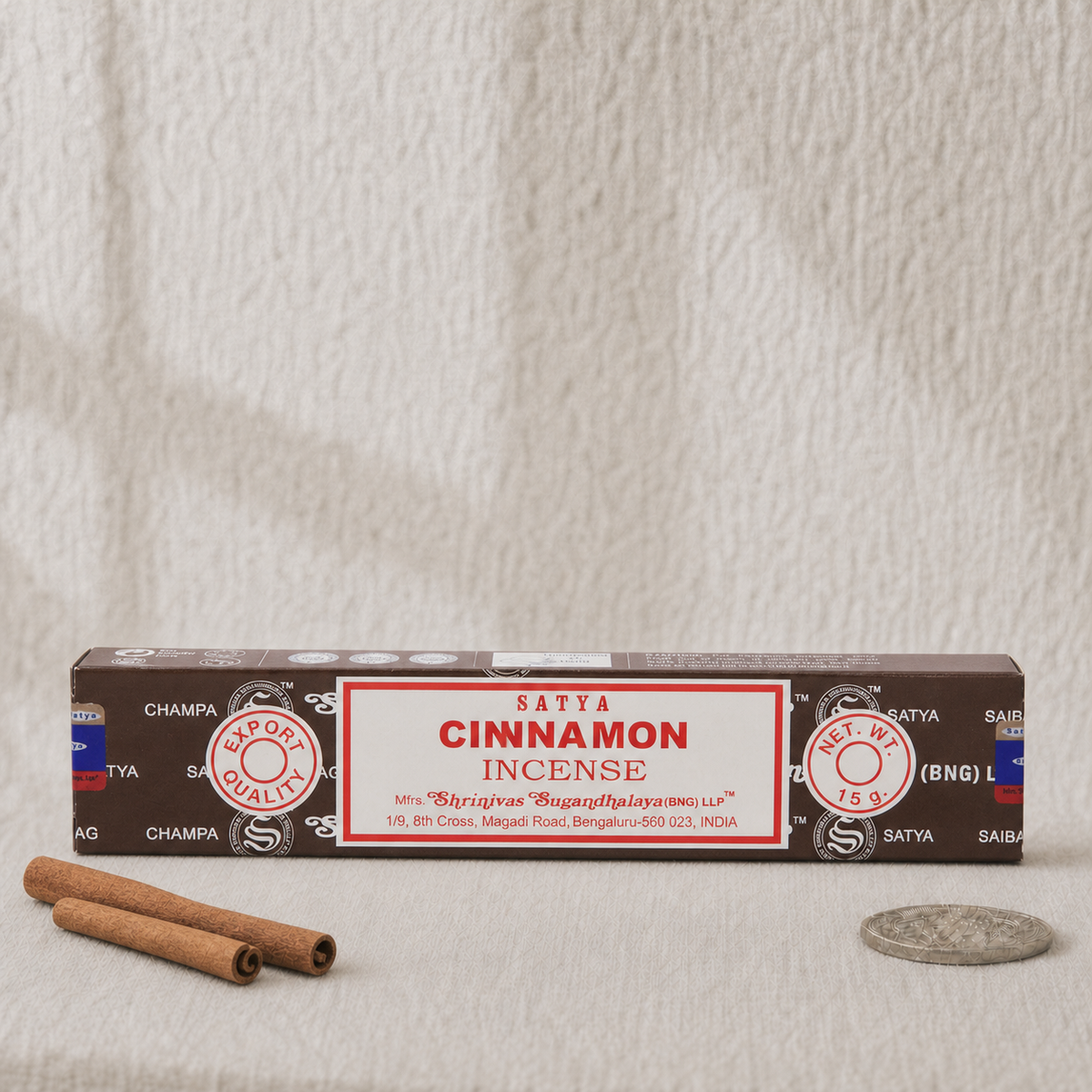 Satya Cinnamon Incense Sticks – 16g