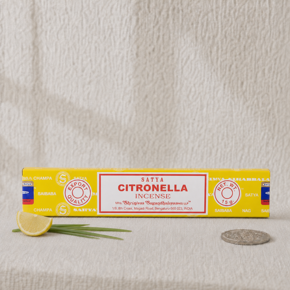 Satya Citronella Incense Sticks – 16g