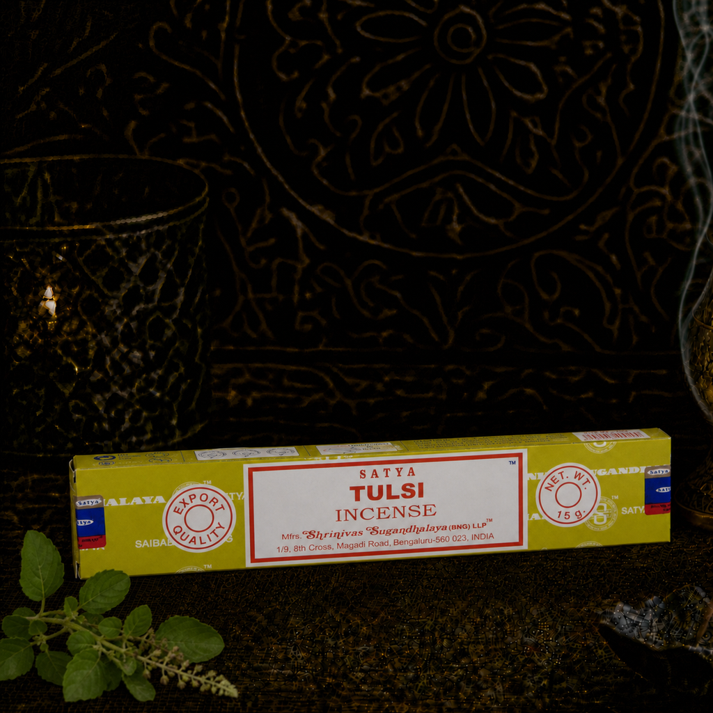 Satya Tulsi Incense Sticks 16g package