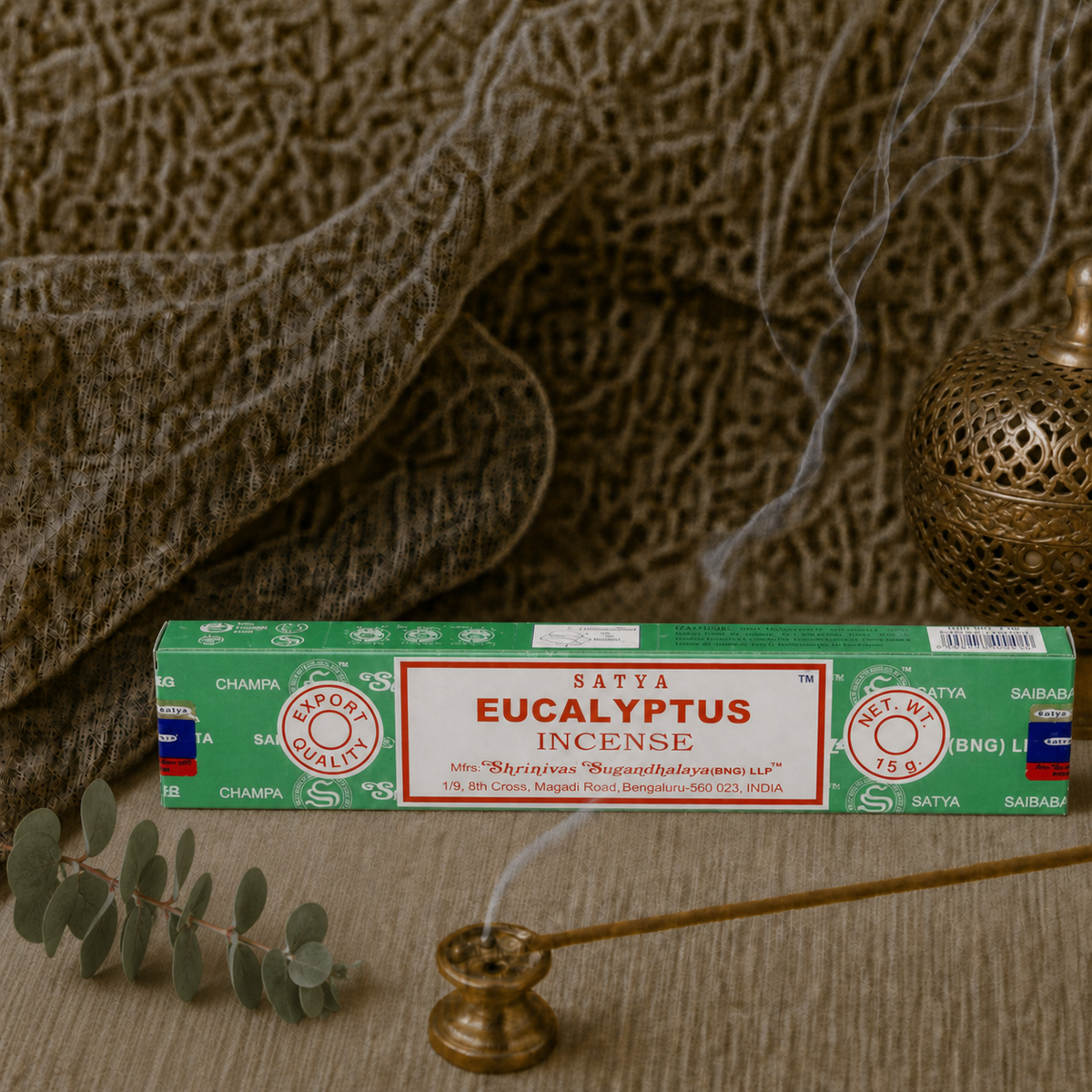 Satya Eucalyptus Incense Sticks – 16g